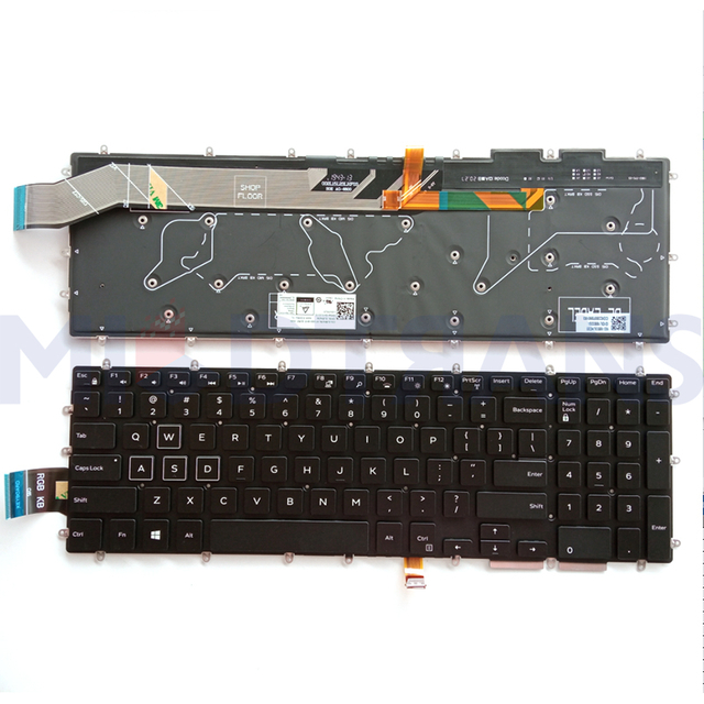 For Dell G3 3590 3579 3779 3593 G5 5500 G7 7588 7570 7580 7587 US Laptop Keyboard