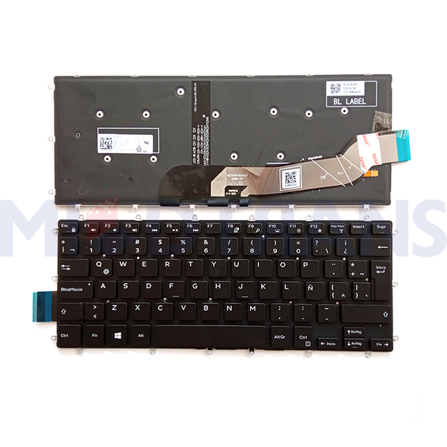 NEW LA Laptop Keyboard for Dell Inspiron 14 Gaming 7466 7467 14-7000 14-7466 7460 7378 13 5368 5378 7368