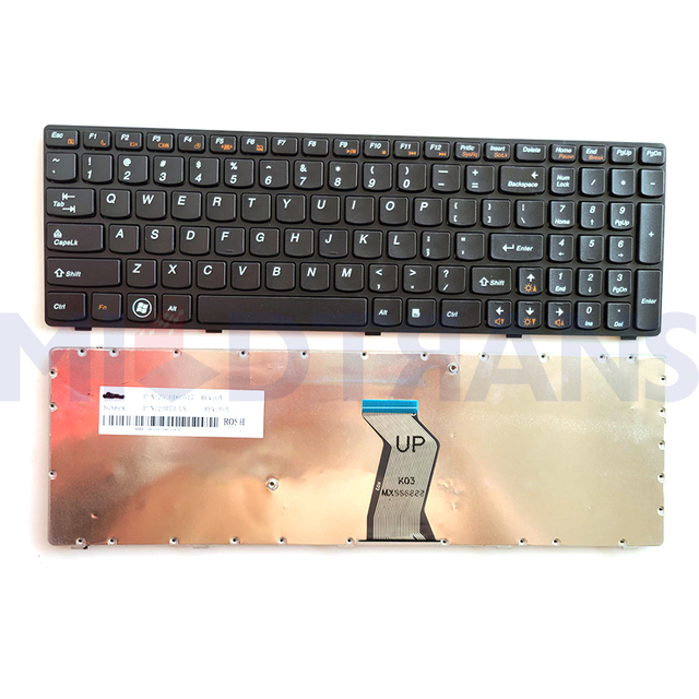 New US Black English Laptop Keyboard For Lenovo Y570 Y570n Y570i7 Y570 Y570D