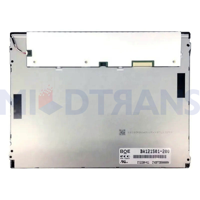 New 12.1 Inch 800(RGB)*600 LVDS 20 Pins ET121S0M-N14 LCD Display