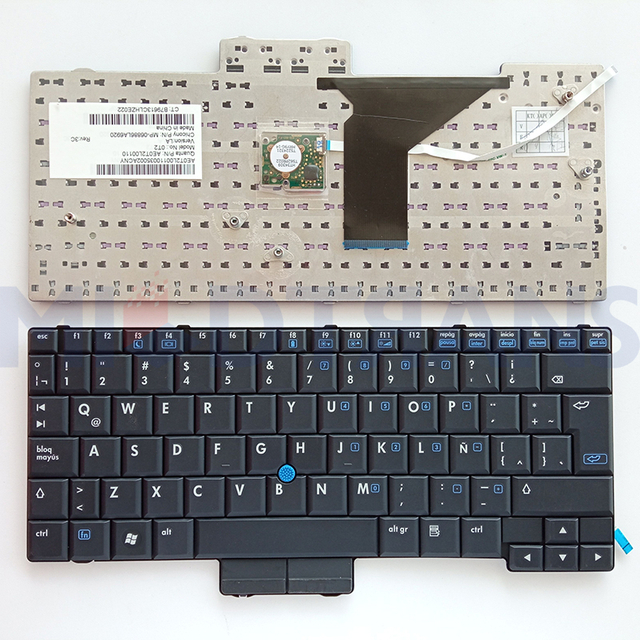 LA Laptop Keyboard For HP 2510 2510P 2530P MP-06886GB9698Z 510565-001