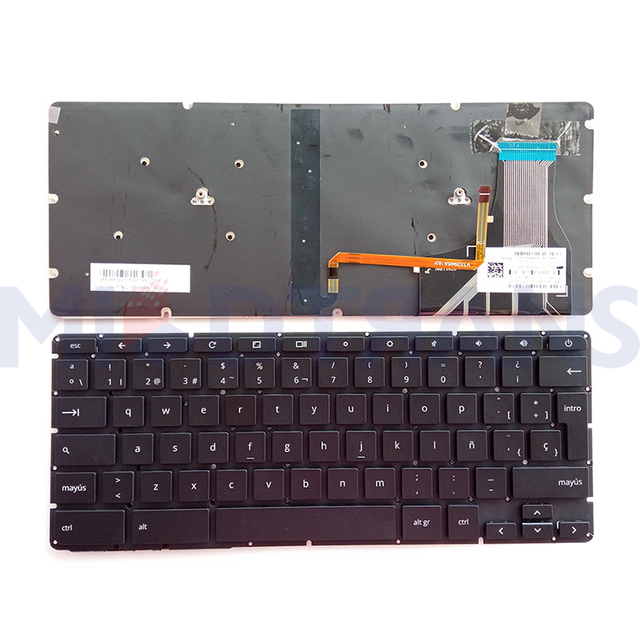 Spanish SP FOR HP Chromebook 13 G1 TPN-Q176 Laptop Keyboard Backlit