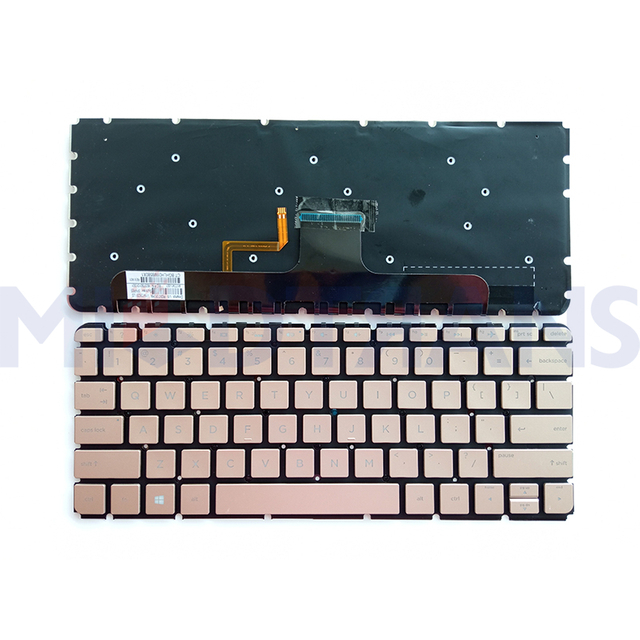 US for HP 13-AB SILVER Laptop Keyboard