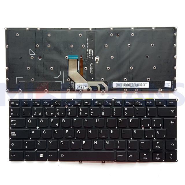 SP Lptop Replacement Keyboard for Lenovo Yoga 910-13 910-13IKB Layout