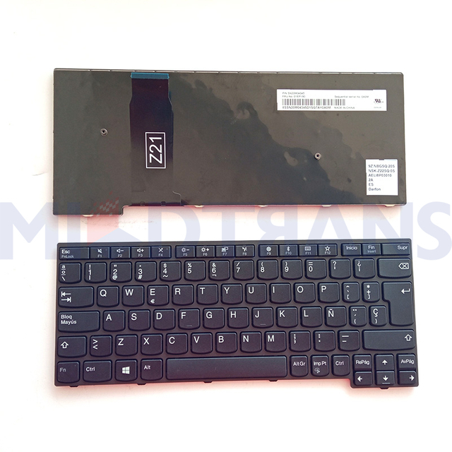 SP Keyboard for Lenovo YOGA11E NO01EP190 Laptop Spanish