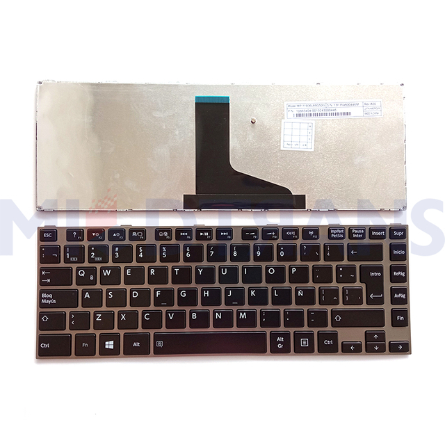 New LA Keyboard for Toshiba Satellite L800 L805 L830 L805D L840 L845 L840D L845D Laptop Screen Layout