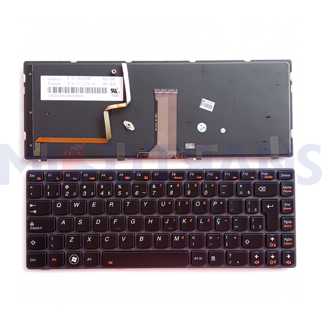 BR Keyboard for LENOVO Y480 Laptop Keyboard