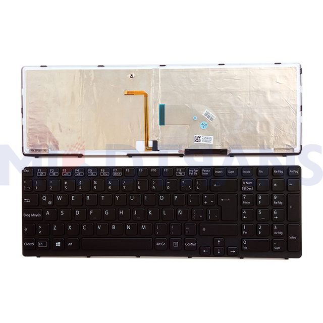 New LA for Sony SVE15 Laptop Keyboard Layout