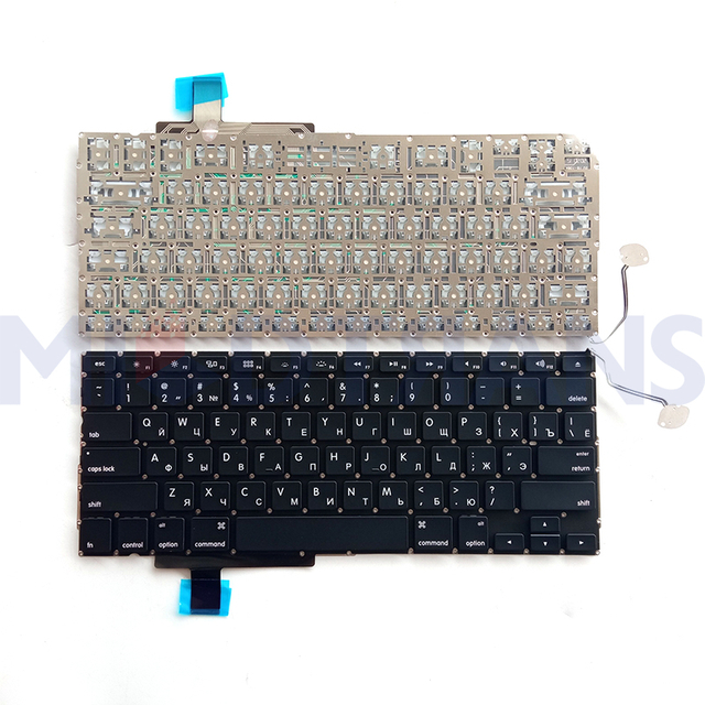 New RU Backlit For Apple Macbook Pro A1297 Laptop Keyboard