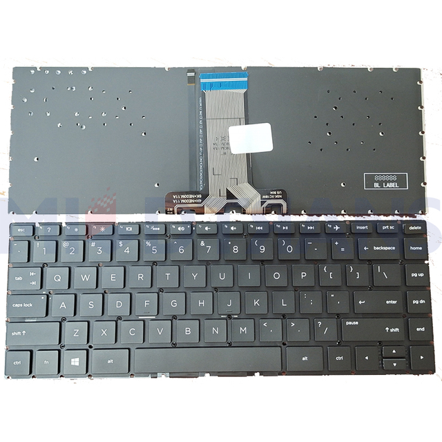 New US For HP Pavilion X360 14-BA 14T-BA 14M-BA 14-BS Laptop Keyboard