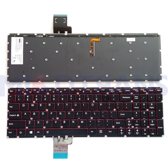New Backlit US Keyboard For Lenovo Y50 Y50-70 Y50-70A Y50-70AM-IFI English Black
