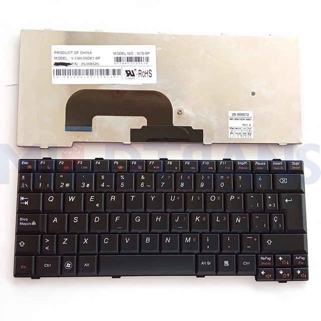 SP Laptop Keyboard for LENOVO S12 N7S K26 K23 N7W BLACK