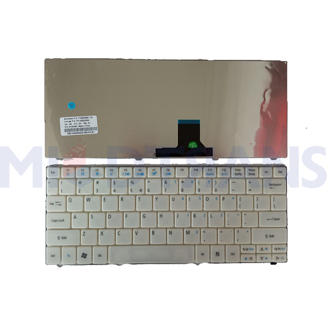 New US Laptop Keyboard for ACER Aspire One 751 ZA3 752 753 722 721 1410