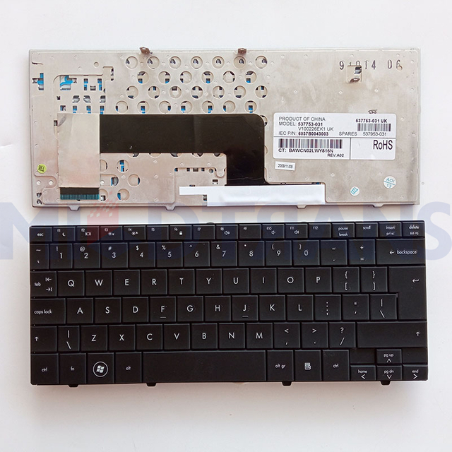 New UI for HP Mini 110 HSTNN-170C MINI110 Laptop Keyboard White