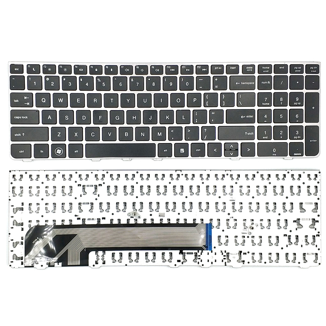 US Laptop Keyboard For HP 4530 English Keyboard With Slive Frame