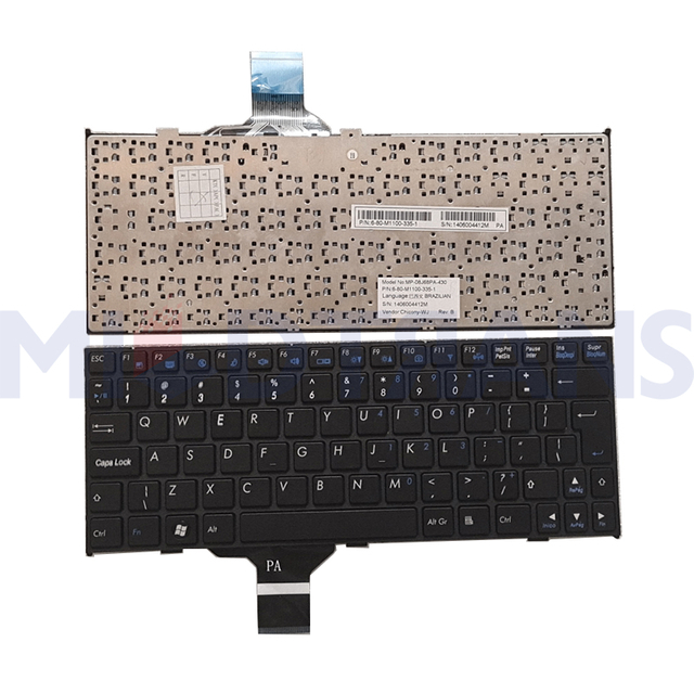 NEW UI for Clevo M1110 Replace Laptop Keyboard
