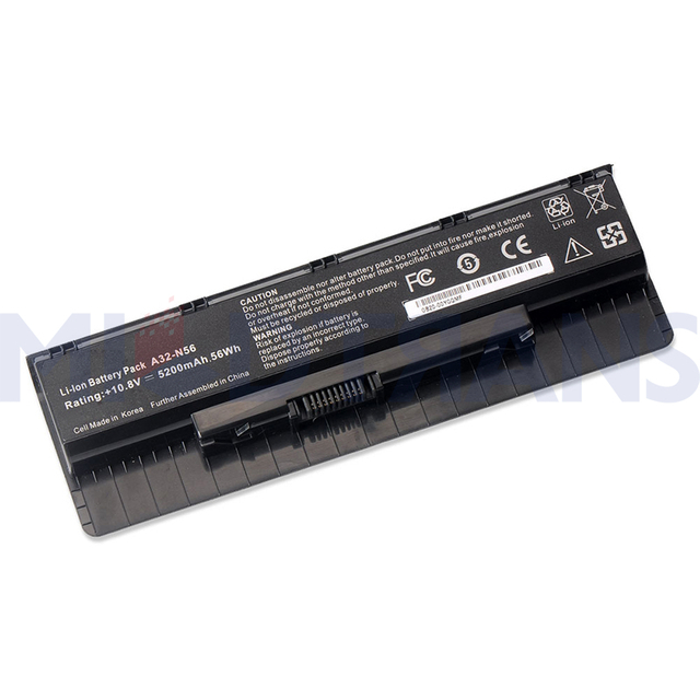For Asus A31-N56 A32-N56 A33-N56 B53 F45 N46 N76 R500 Laptop Battery