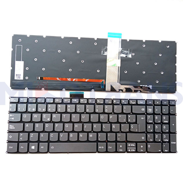 Backlight SP Keyboard Replacement for Lenovo ThinkBook AIR 15 2021 spanish Laptop Keyboard Layout