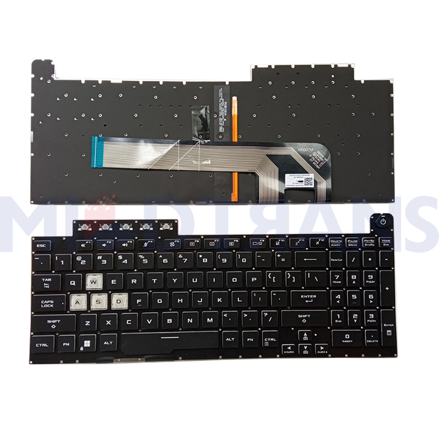 Replacement US Keyboard for Asus FX506 FX706L FA706 F15 FA506Q FX506H English Laptop Backlight Keyboard