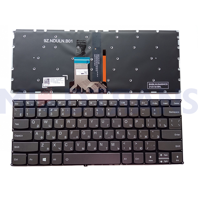 RU Keyboard Layout for Lenovo Ideapad 320s-13 320s-13ikb V530S-14 Russian Laptop Keyboard Replacement