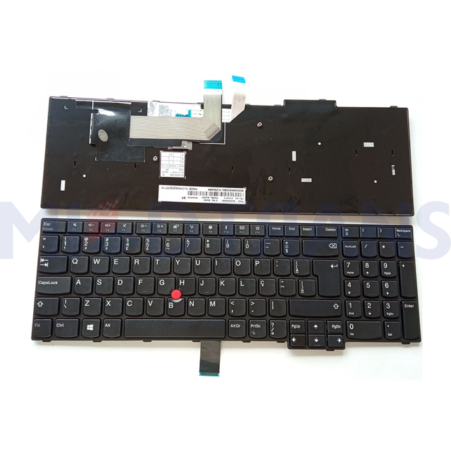 New BR Keyboard Layout for Lenovo Thinkpad E570 E575 E570C Laptop Keyboard Replacement