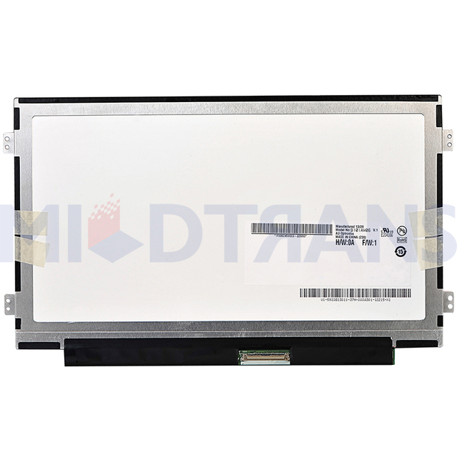 10.1inch Laptop LCD Screen Slim 40pins 1024*600 B101AW06 V1 B101AW06 V.1