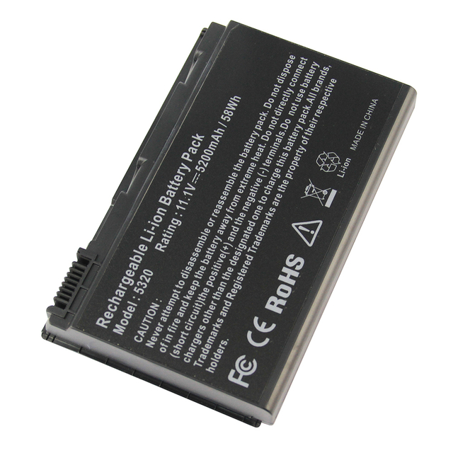 For Acer Travelmate 5220 5230 5320 11.1v 5200mAh Laptop Battery 