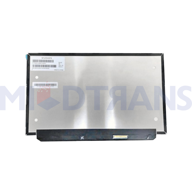 12.5" 120Hz M125NWF6 R0 Laptop Screen with 1920*1080 EDP40 Pins 400 Cd/m2 Brightness 1080p LCD Monitors