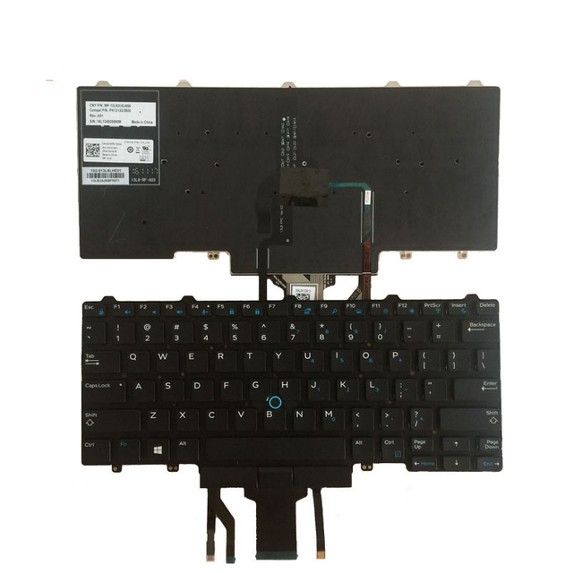 US Keyboard For Dell Latitude E5450 Laptop Keyboard with Blacklit