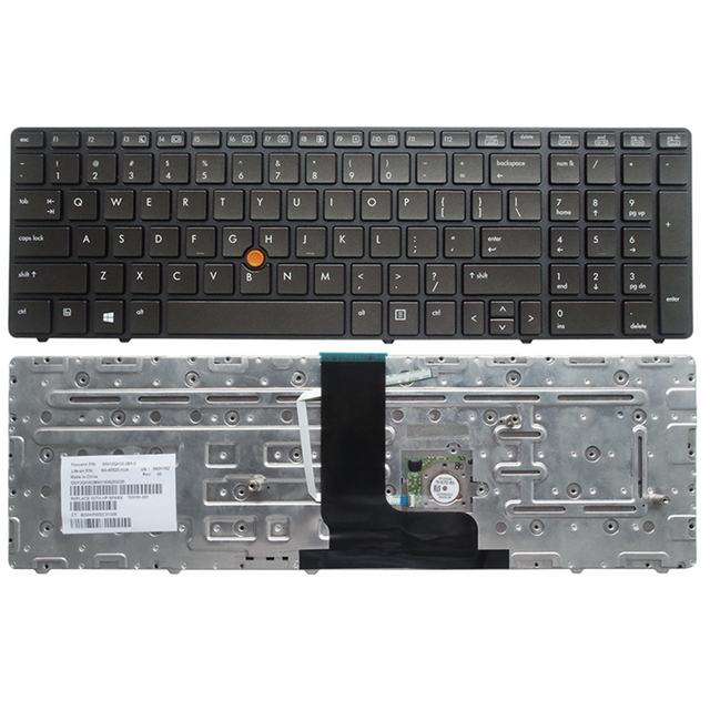 New For HP EliteBook 8560w US Laptop Keyboard