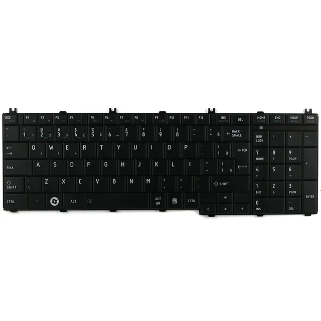 BR Layout Laptop Keyboard For Toshiba Satellite Pro C650