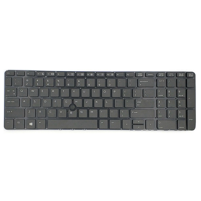 Laptop Keyboard For HP Probook 650 G1 With Pointing Stick NO Frame US Keyboard