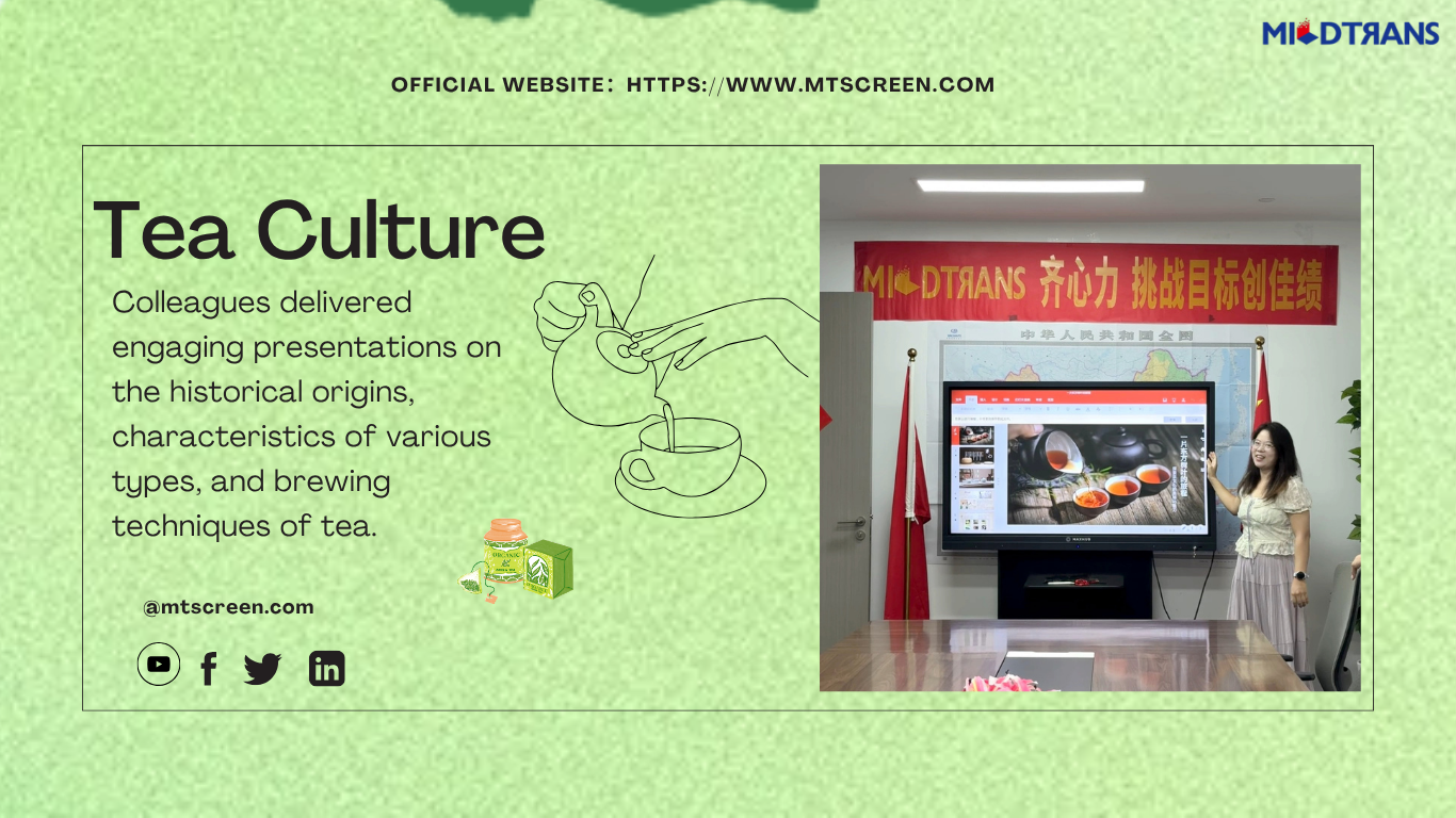 Company Morning Meeting Tea Culture Sharing