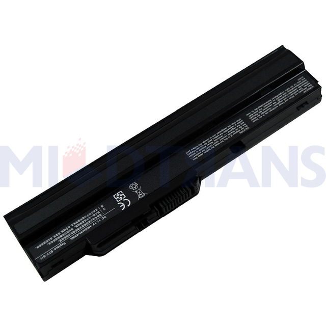 For MSI U100 U135X U210 U270 U90 Battery BTY-S11 BTY-S12 BTY-S13 Laptop Battery
