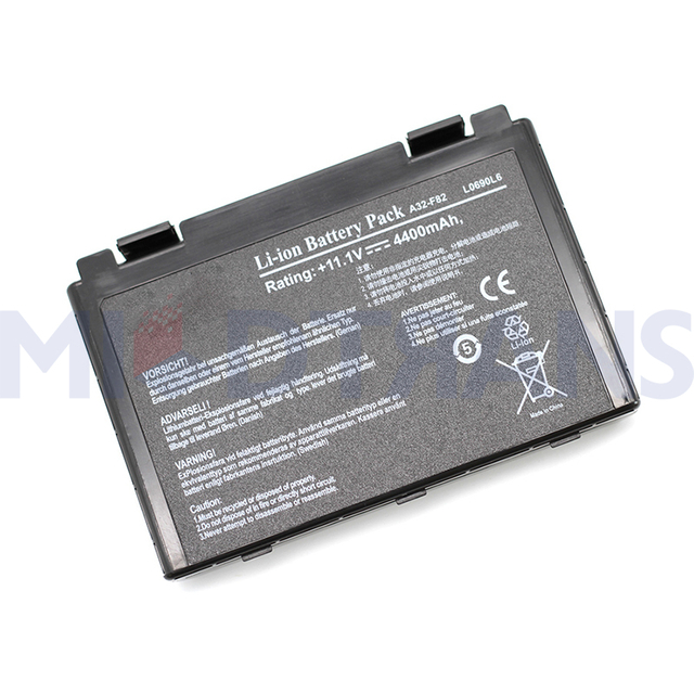 For Asus Laptop Battery K40 F82 A32 F52 K50 K60 L0690L6 A32-F82 K40IN K40AF K50IJ Laptop Battery