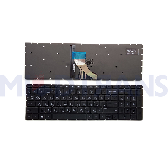 RU Keyboard for HP 15-DB 15-DX 15-DA 15-CX 15-DR GW 250 255 256 G7 Laptop Keyboard