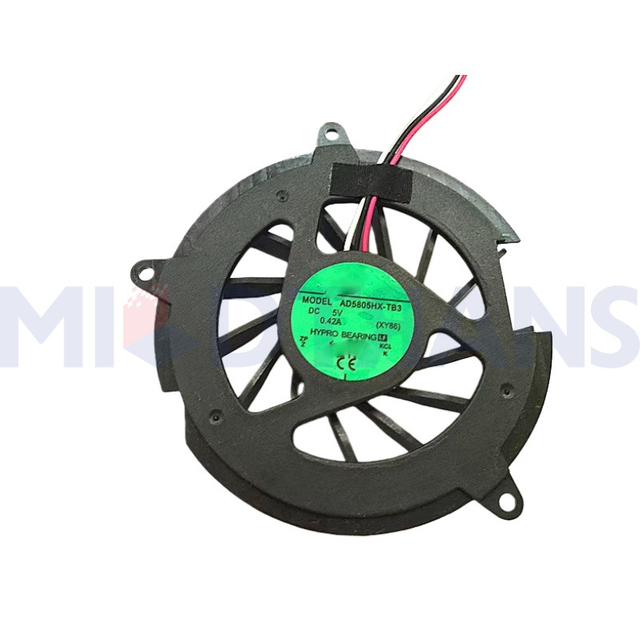 New Laptop Computer Cooling Fans for HP DV5000 Dv8000 V5000 C300 C500 Cpu Fan Intel