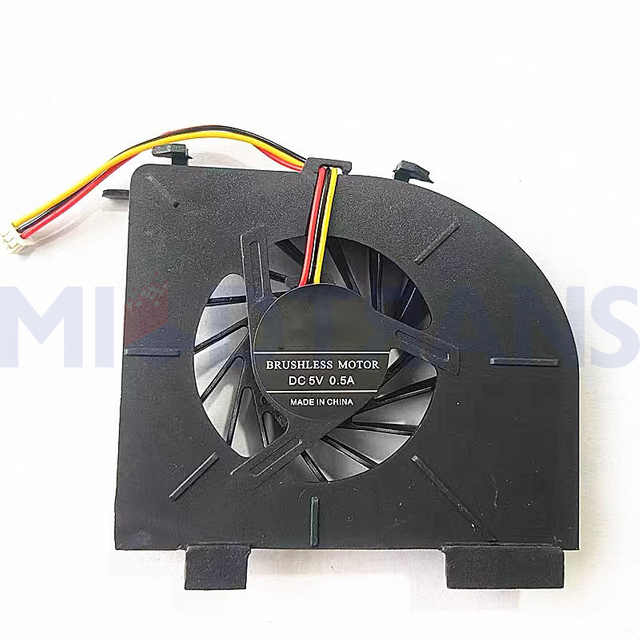 New Laptop Cpu Cooling Fan for HP DV5 DV5-1000 CPU with Dual Outlet Fan for CPU Cooling