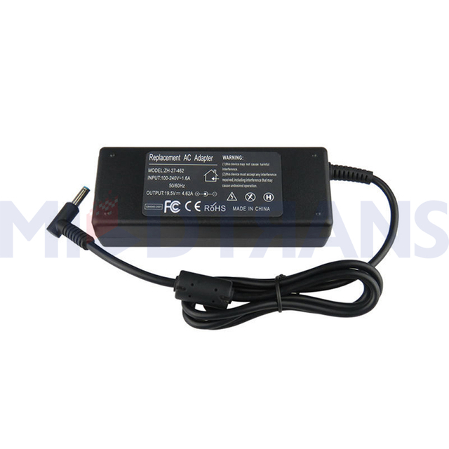 For HP 19.5V 4.62A 4.5*3.0mm Laptop Adapter