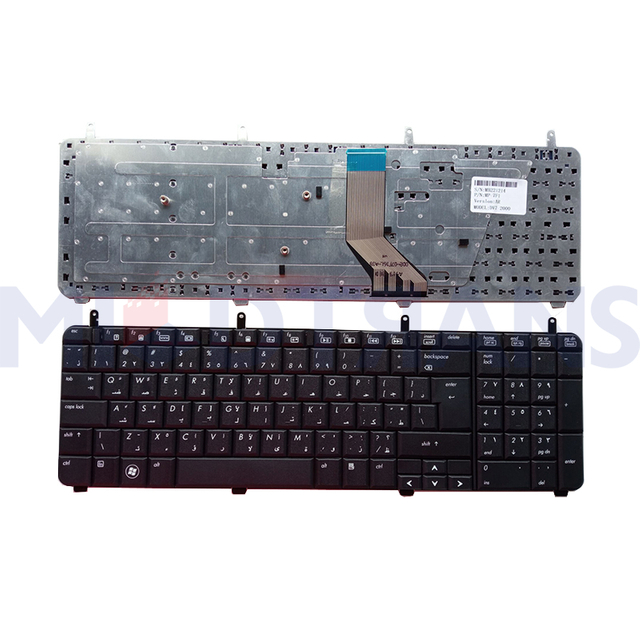 AR/SP/UI Keyboard Layout for HP Pavilion DV7-2000 Laptop Keyboard Replacement