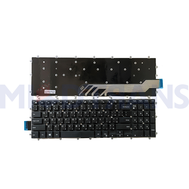New USB 3.0 Keyboard RU/AR/BR for Dell Inspiron 7566 Laptop Keyboard