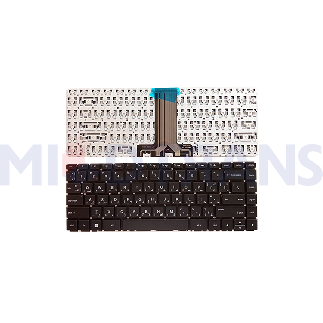 New AR Keyboard for HP 14-BS 14-BA 14-BD 14-BF Laptop Keyboard Replacement