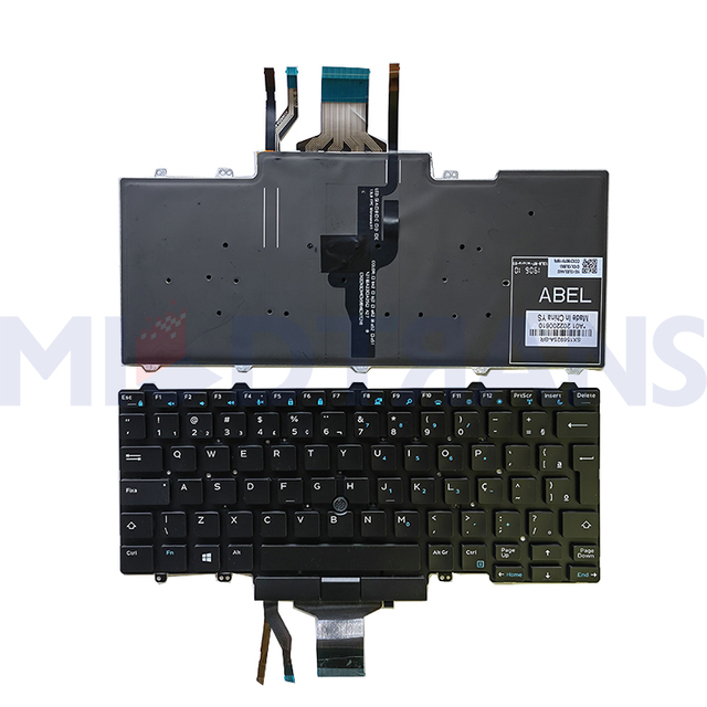 BR Keyboard for Dell Latitude E5450 E5470 E7450 E7470 E5480 E5490 Brazil Laptop Keyboard