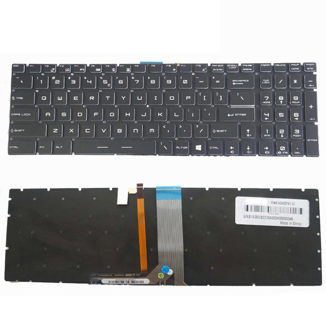 English Keyboard For MSI GE62 US Laptop Keyboard