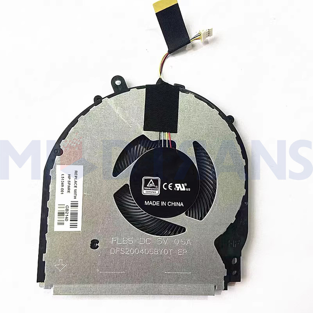 Brand New Laptop Cpu Fan Suitable for HP Pavilion X360 15-dq Tpn-w140 L51349-001 Laptop Internal Cooling Fans