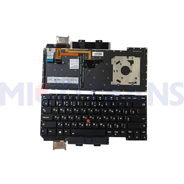 New Russian Computers Keyboards for Lenovo X1C 2017 Laptop RU Keyboard Replacement