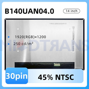 B140UAN04.0 IPS New 14.0" Laptop LED Display Screen 1920x1200 30-Pin 60Hz 45% NTSC Slim Laptop Display
