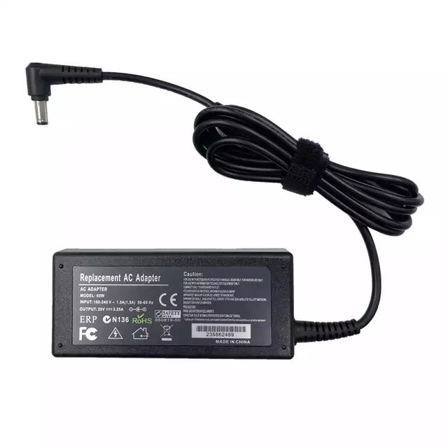  For ASUS 20V 3.25A 65W 5.5*2.5mm Laptop Charger