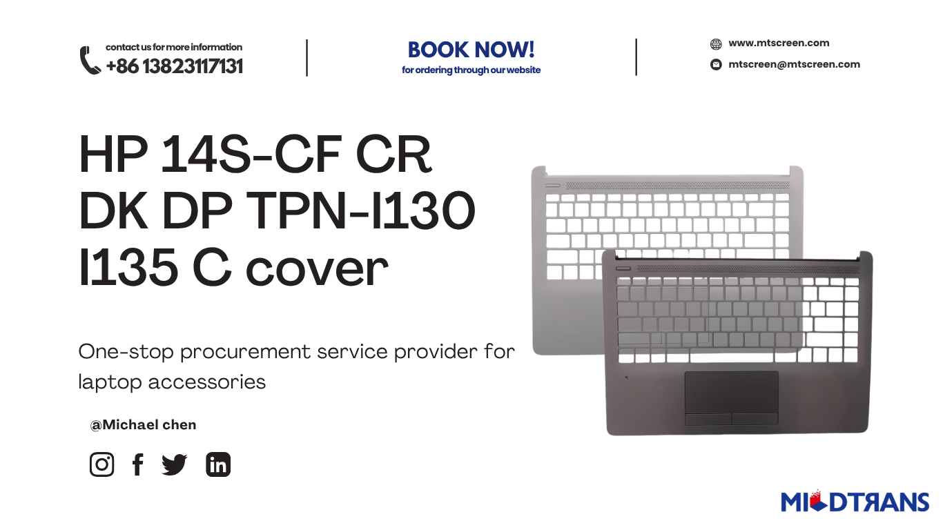 Newly launched HP 14S-CF/CR/DK DP 340 G5 C shell components - Original quality, preferred for global trade