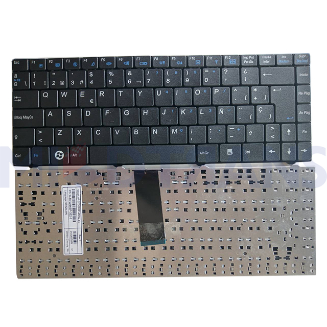 New SP For CLEVO W84 W840T M4121 W840 W830 W84T0 BLACK Replacement Laptop Keyboard